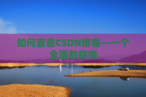 如何查看CSDN博客—一个全面的指南